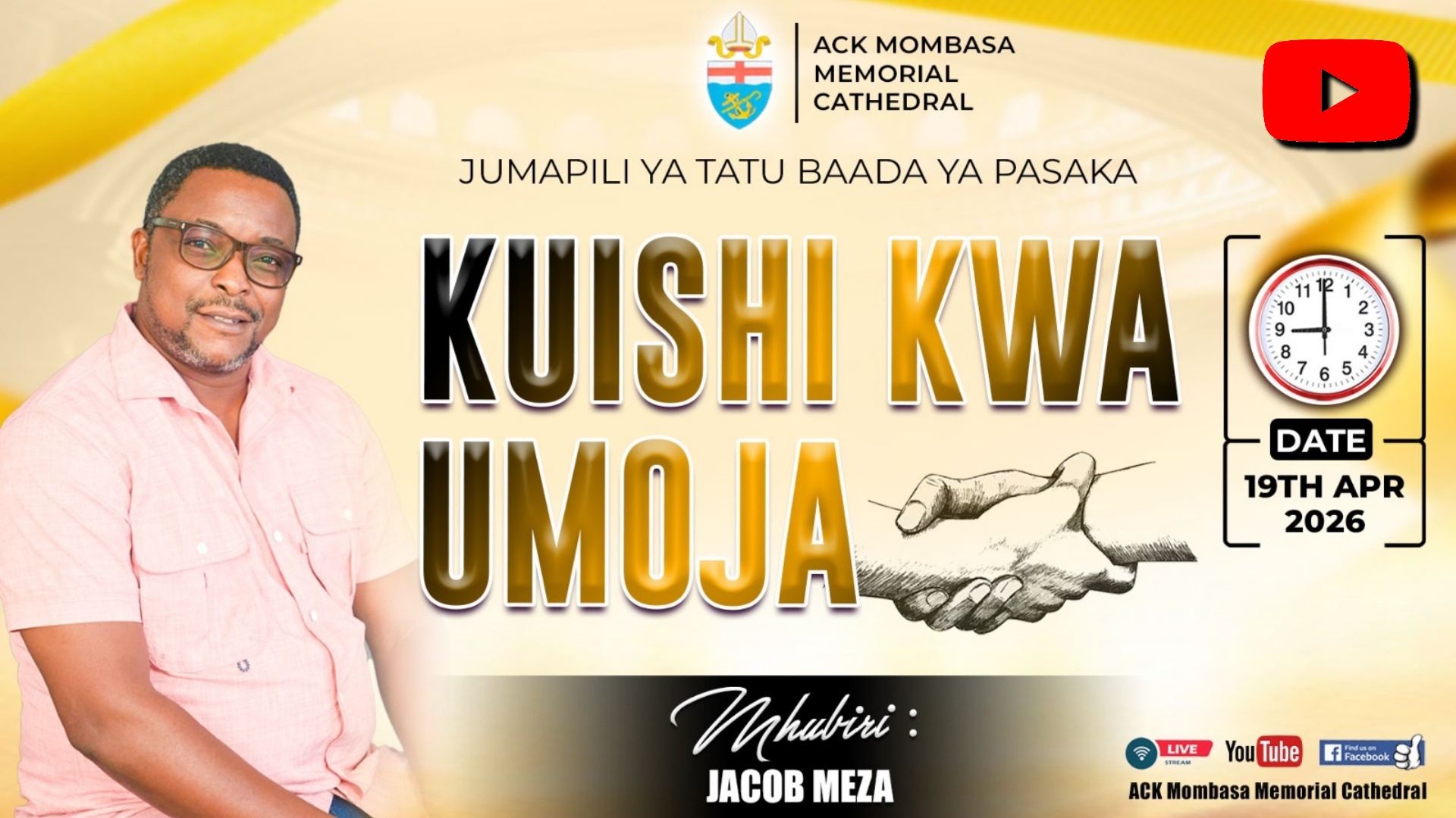 SERVICE SERMON: KUISHI KWA UMOJA